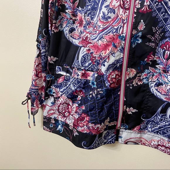 CHICO’S Paisley Packable Jacket 2 Large - Picture 5 of 7
